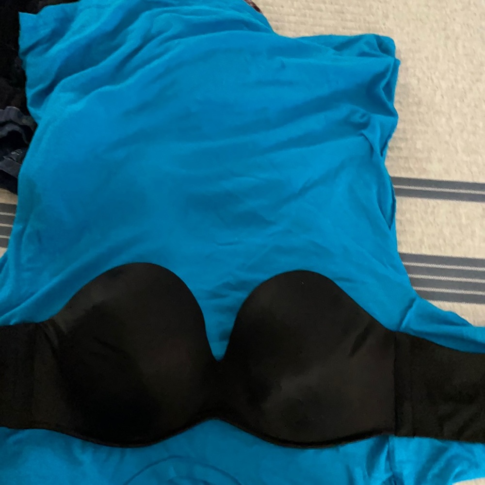 Cacique lane Bryant black strapless bra